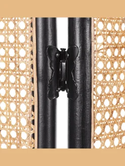 Beliani Paravents<Paravent POTENZA in /Braun/Schwarz - (W) 105 x (H) 180 x (L) 3 cm