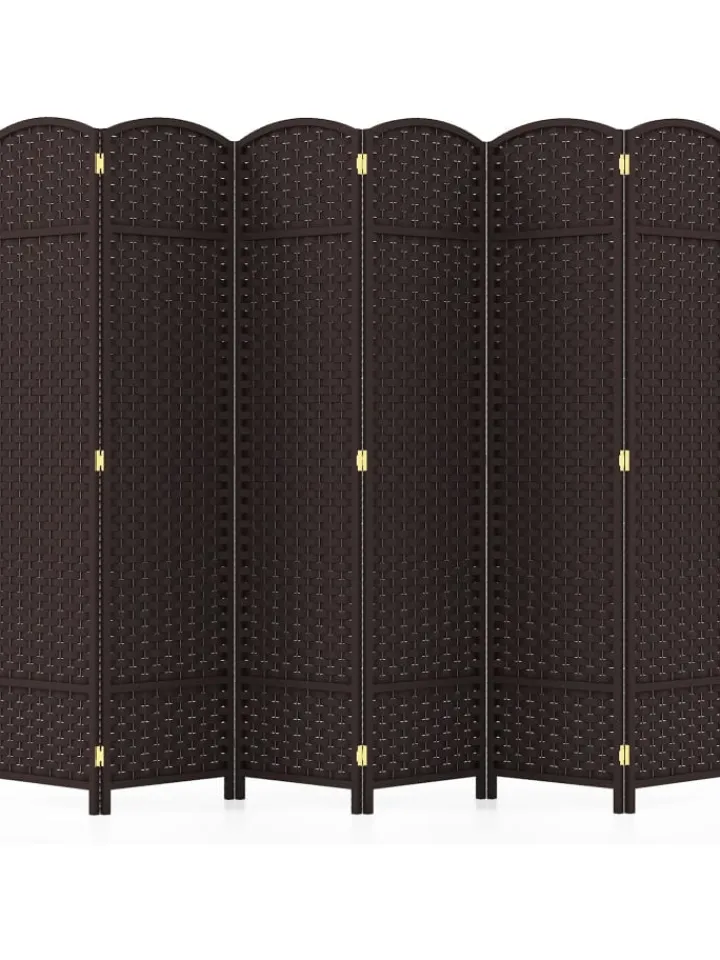 COSTWAY Paravents<Paravent 240x170cm in Braun