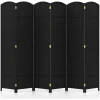 COSTWAY Paravents<Paravent 240x170cm in Schwarz