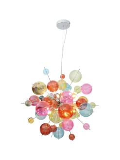 näve Decken- & Hängeleuchten<Pendelleuchte "EXPLOSION" in bunt - (L)65 cm x (B)65 cm x (H)193 cm