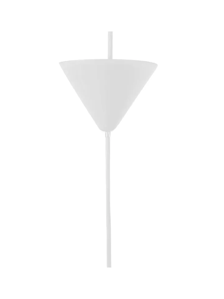 Beliani Decken- & Hängeleuchten<Pendelleuchten LAMONE in Weiß - (W) 40 x (H) 120 x (L) 40 cm