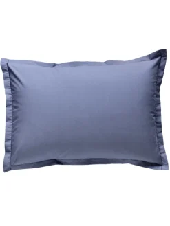 Soft by Perle de Coton Kissen & Kissenhüllen<Perkal-Kissenbezug in Blau