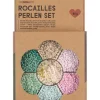 folia PAPER Kreativbedarf & Do-It-Yourself<Perlen-Bastelset in Türkis/ Rosa - 90 g