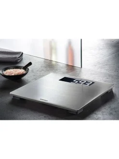 Soehnle Pflege & Gesundheit<Personenwaage "PWD Style Sense Safe 300" in Silber - (L)39 x (B)34 cm