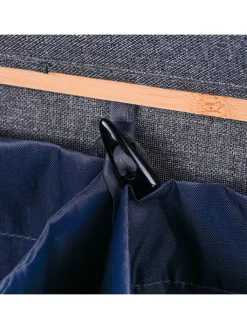 relaxdays Mülleimer<Pfandflaschen-Sammelbehälter in Grau - 170 Liter