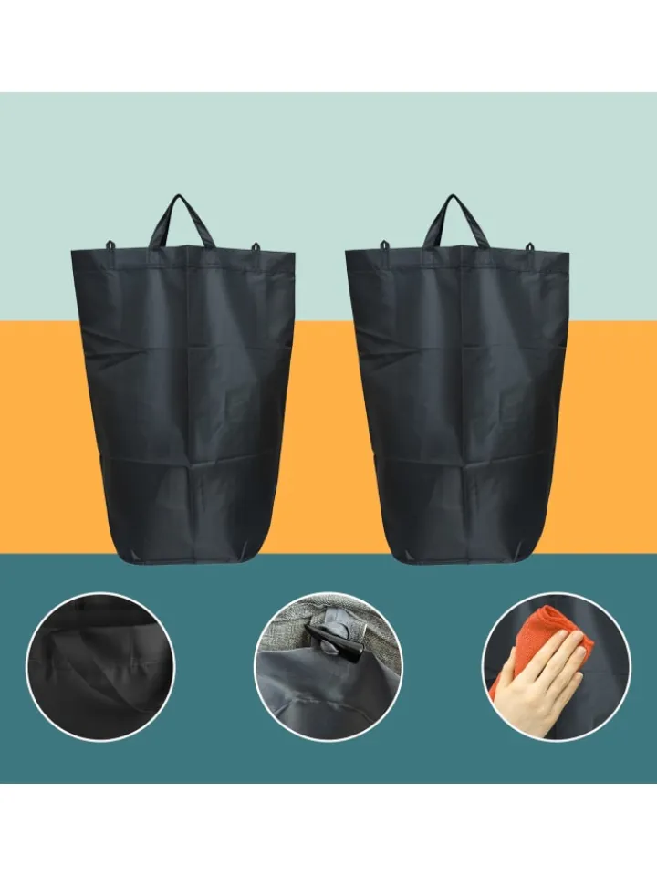 relaxdays Mülleimer<Pfandflaschen-Sammelbehälter in Schwarz - 100 l