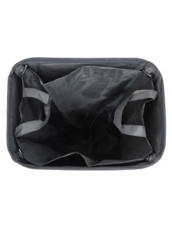 relaxdays Mülleimer<Pfandflaschen-Sammelbehälter in Schwarz - 100 l