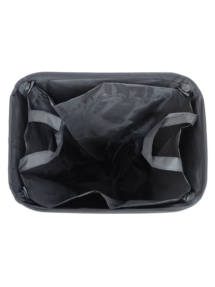 relaxdays Mülleimer<Pfandflaschen-Sammelbehälter in Schwarz - 100 l