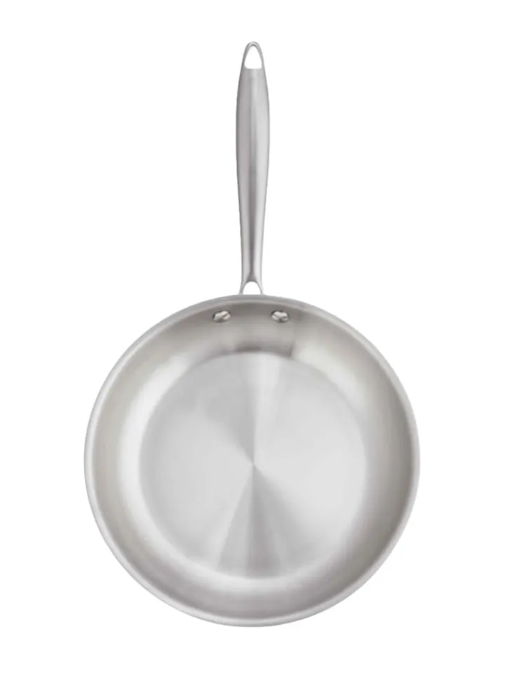 Laguiole Kochgeschirr<Pfanne "Poèle" in Silber - Ø 24 cm