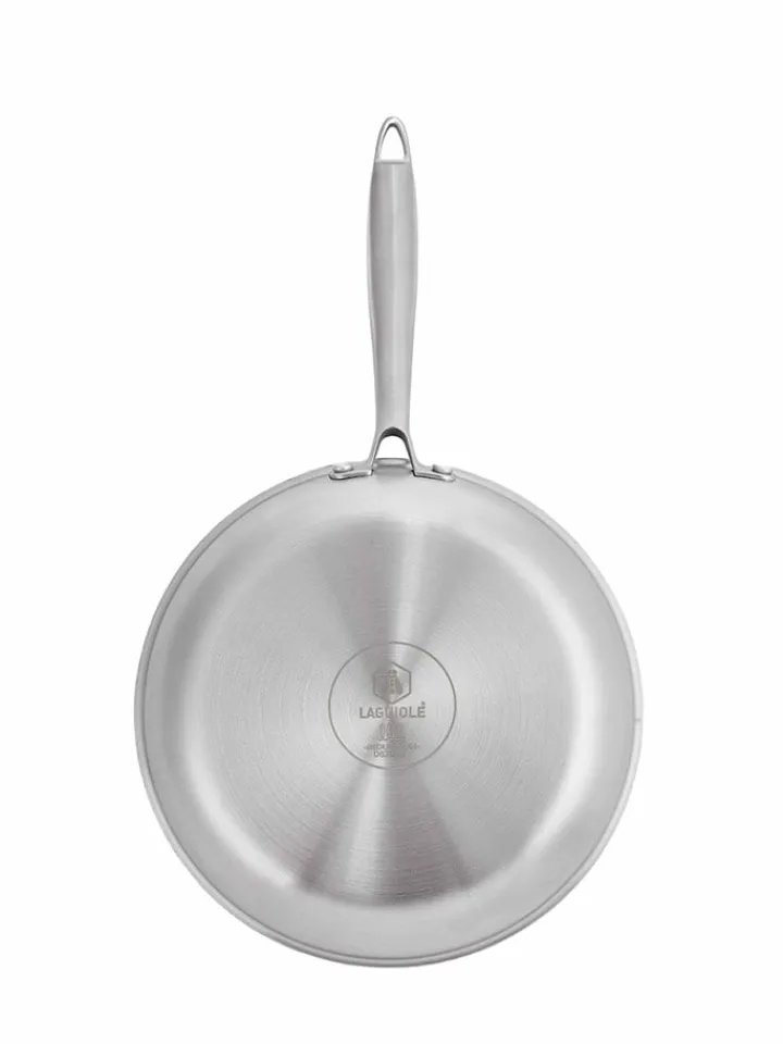 Laguiole Kochgeschirr<Pfanne "Poèle" in Silber - Ø 24 cm