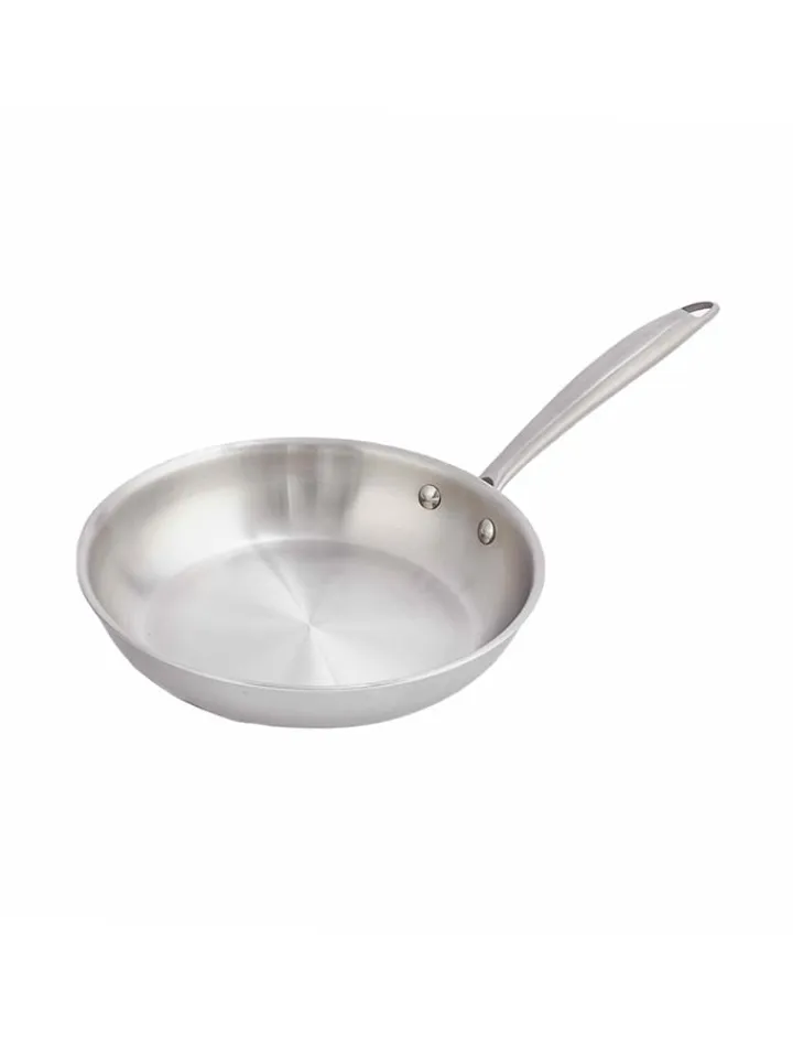 Laguiole Kochgeschirr<Pfanne "Poèle" in Silber - Ø 24 cm