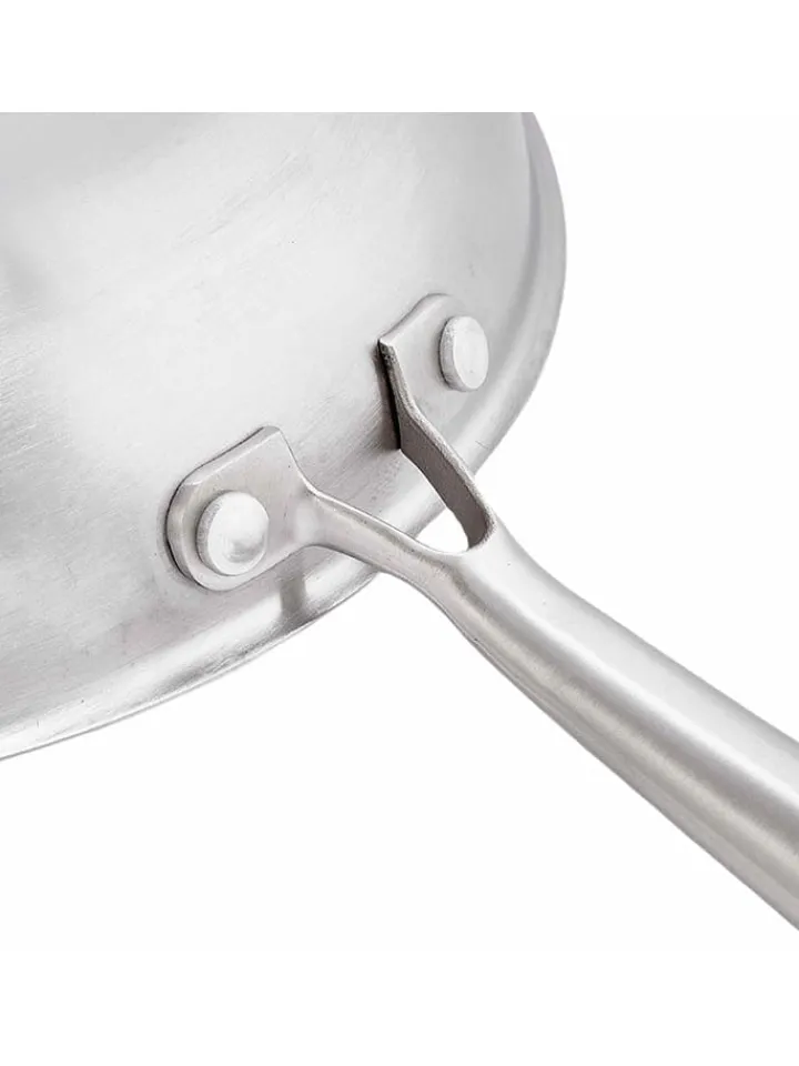 Laguiole Kochgeschirr<Pfanne "Poèle" in Silber - Ø 24 cm