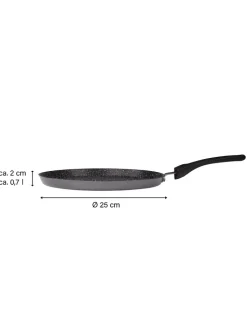 Stoneline Kochgeschirr<Pfannkuchenpfanne in Grau - Ø 24 cm