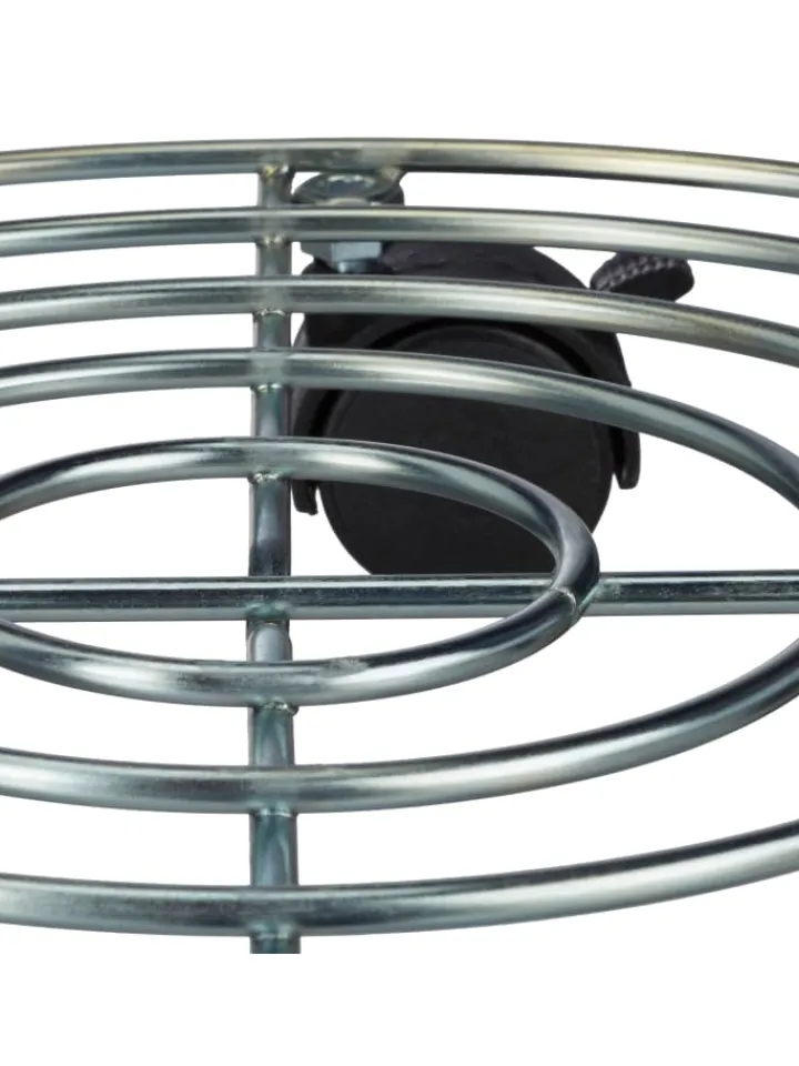 relaxdays Gartendekoration<Pflanzenroller in Silber - (H)6 x Ø 32 cm