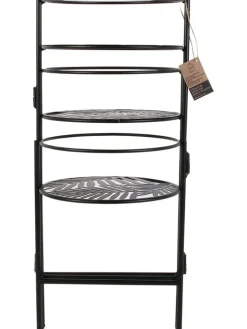 Ethnical Life Pflanzen & Zubehör<Pflanzenständer in Schwarz - (B)66,5 x (H)50 x (T)21 cm