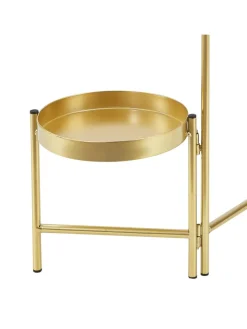 en.casa Pflanzen & Zubehör<Pflanzständer Kallo in Gold (H)60cm (B)60cm (T)18cm