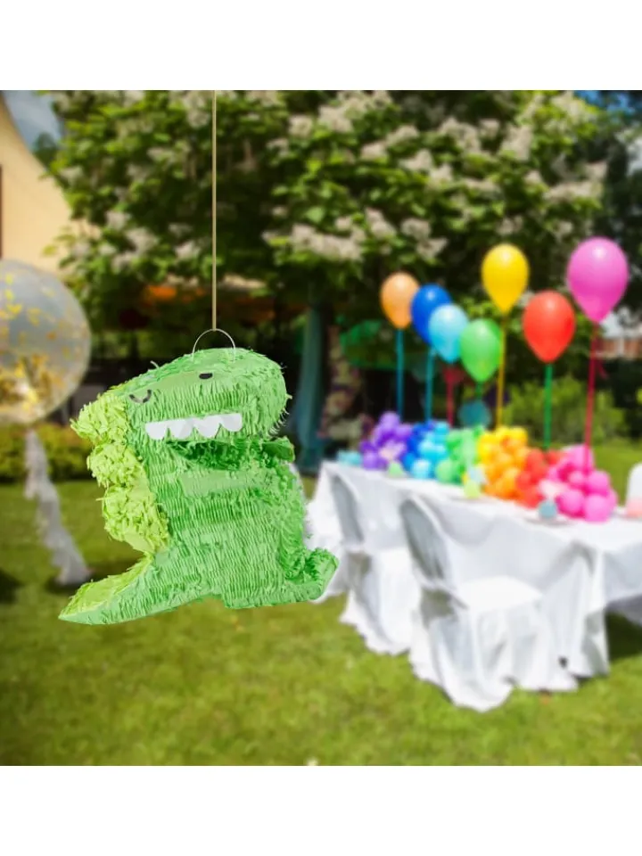 relaxdays Partyzubehör & -Dekoration<Pinata Dino in Grün