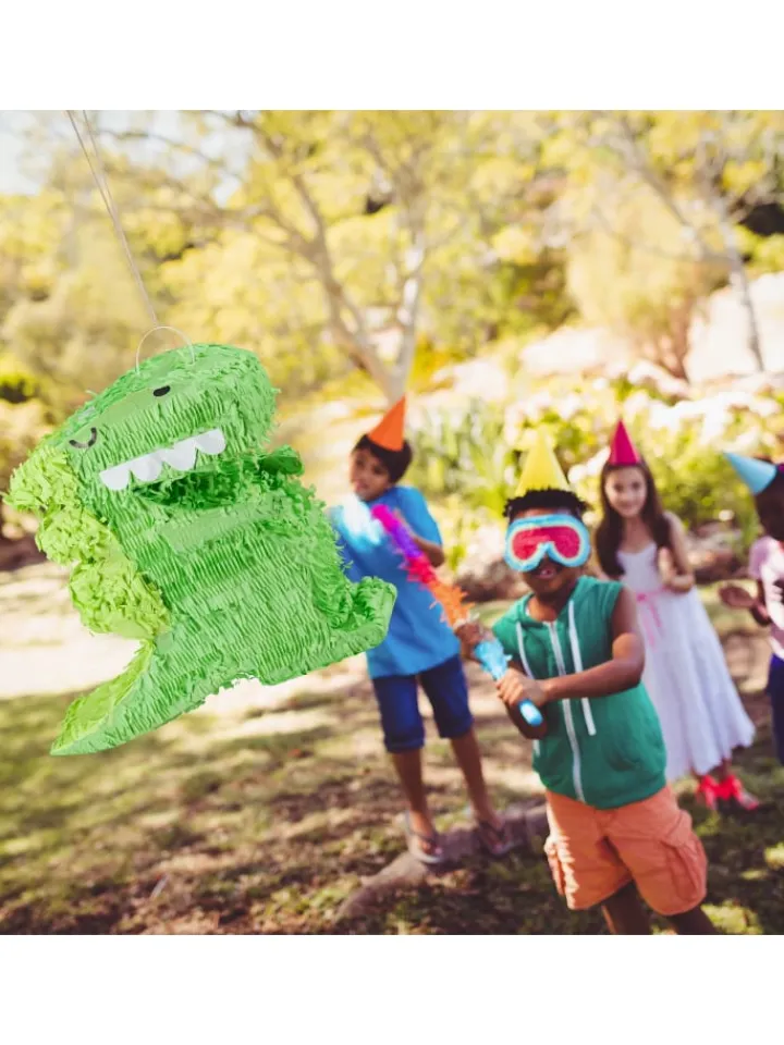 relaxdays Partyzubehör & -Dekoration<Pinata Dino in Grün