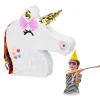 relaxdays Partyzubehör & -Dekoration<Pinata Einhorn in Weiß