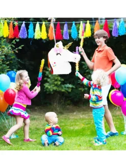 relaxdays Partyzubehör & -Dekoration<Pinata Einhorn in Weiß