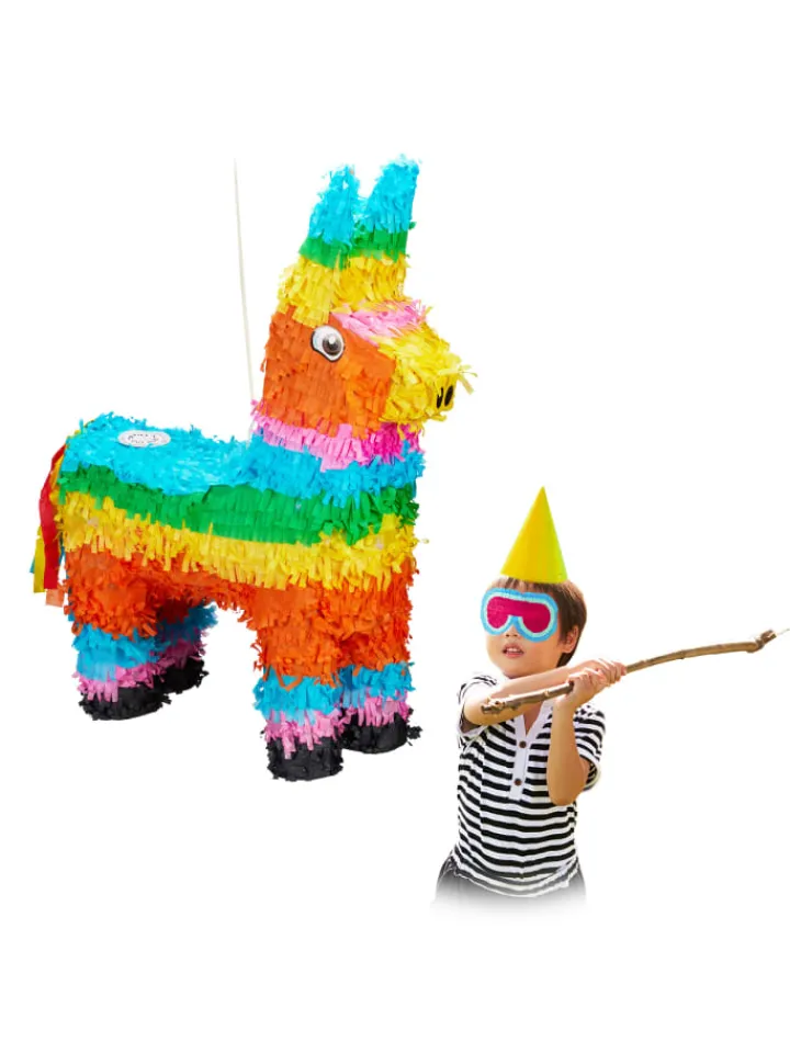 relaxdays Partyzubehör & -Dekoration<Pinata Lama in Bunt