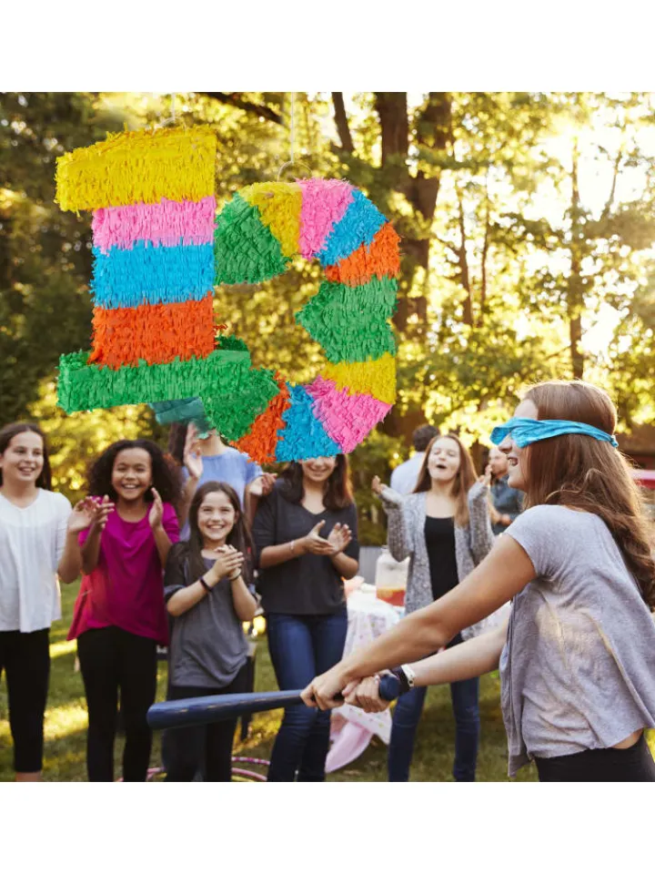 relaxdays Partyzubehör & -Dekoration<Pinata Zahl 6 in Bunt