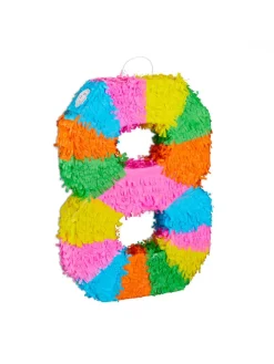 relaxdays Partyzubehör & -Dekoration<Pinata Zahl 8 in Bunt