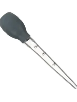 Secret de Gourmet Grillen<Pipette für Fleisch und Soße in grau
