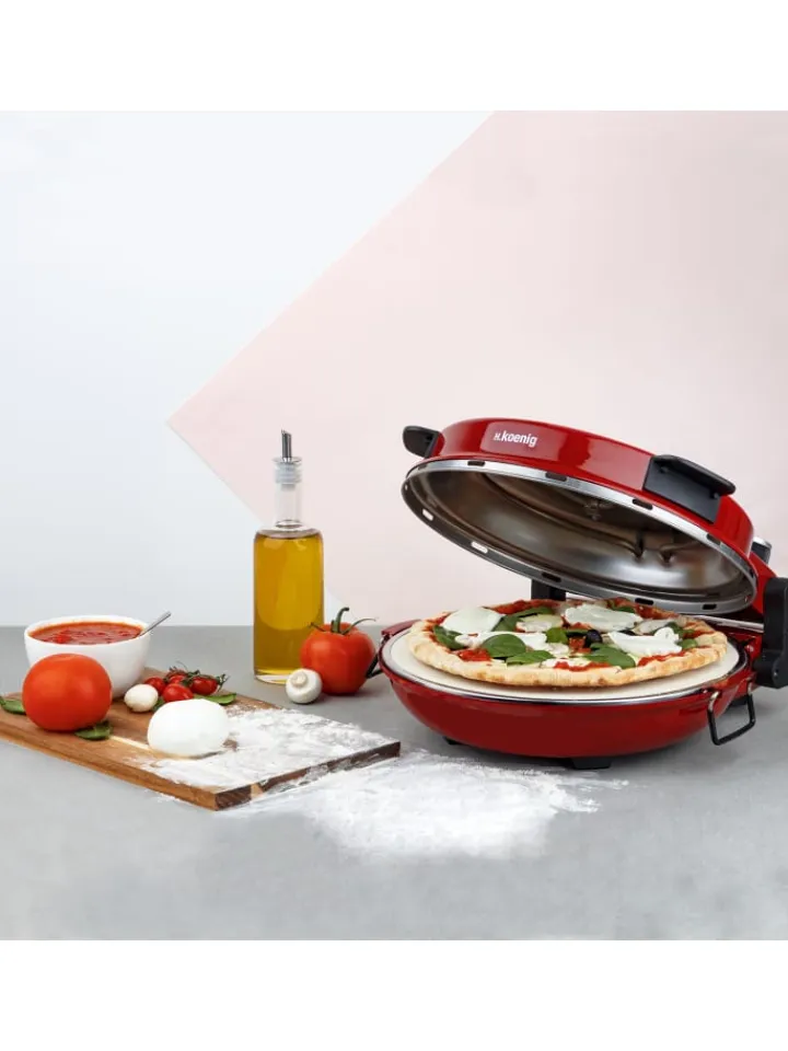 HKoenig Grillen<Pizzaofen NAPL350 in Rot