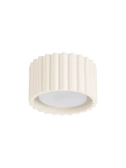 Nice Lamps Decken- & Hängeleuchten<Plafond ZORA 1 beige H 6 cm