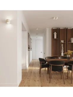 Nice Lamps Decken- & Hängeleuchten<Plafond ZORA 1 beige H 6 cm