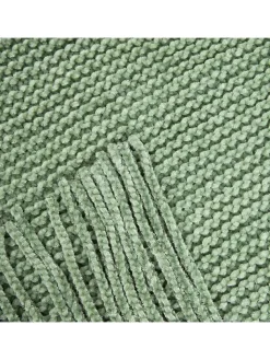 Homla Wohndecken & Plaids<Plaid "Chenille" in Hellgrün - (L)170 x (B)130 cm