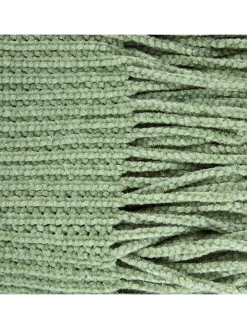Homla Wohndecken & Plaids<Plaid "Chenille" in Hellgrün - (L)170 x (B)130 cm