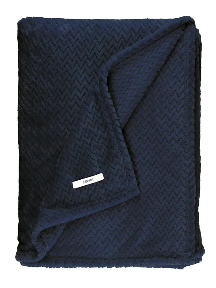 ESPRIT Wohndecken & Plaids<Plaid "Comfy" in Dunkelblau