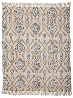 Bloomingville Wohndecken & Plaids<Plaid "Freddy" in Beige - (L)160 x (B)130 cm