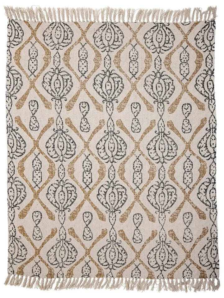Bloomingville Wohndecken & Plaids<Plaid "Freddy" in Beige - (L)160 x (B)130 cm