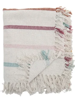 Bloomingville Wohndecken & Plaids<Plaid "Frey" in Bunt - (L)160 x (B)130 cm