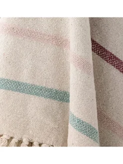 Bloomingville Wohndecken & Plaids<Plaid "Frey" in Bunt - (L)160 x (B)130 cm