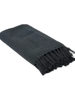 THE HOME DECO FACTORY Wohndecken & Plaids<Plaid in Anthrazit - (L)160 x (B)130 cm