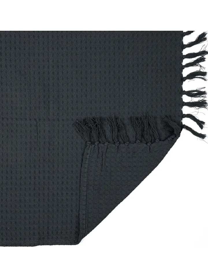 THE HOME DECO FACTORY Wohndecken & Plaids<Plaid in Anthrazit - (L)160 x (B)130 cm