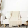 THE HOME DECO FACTORY Wohndecken & Plaids<Plaid in Beige - (L)150 x (B)120 cm
