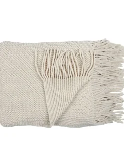 THE HOME DECO FACTORY Wohndecken & Plaids<Plaid in Beige - (L)150 x (B)120 cm
