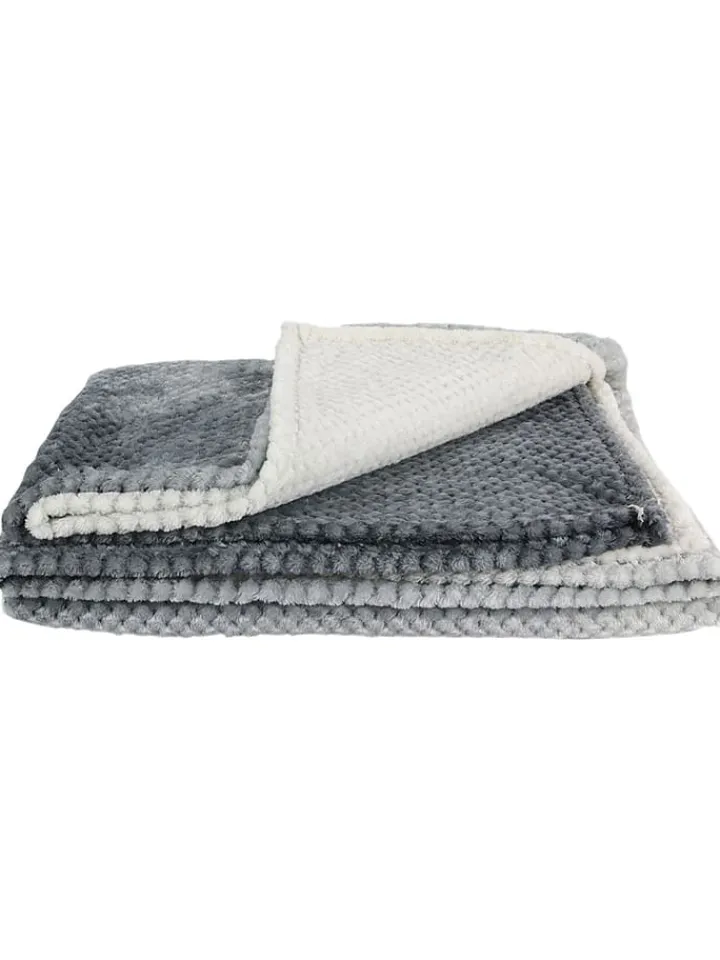 THE HOME DECO FACTORY Wohndecken & Plaids<Plaid in Grau - (L)200 x (B)150 cm