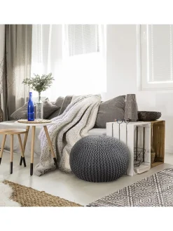 THE HOME DECO FACTORY Wohndecken & Plaids<Plaid in Grau - (L)150 x (B)120 cm