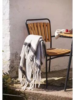 House Nordic Wohndecken & Plaids<Plaid in Grau - (L)170 x (B)130 cm