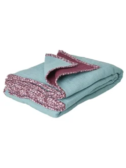 Rice Wohndecken & Plaids<Plaid in Mint/ Lila - (L)200 x (B)140 cm
