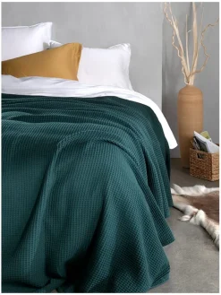 Heckett Lane Wohndecken & Plaids<Plaid in Petrol