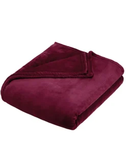 maison héritage PARIS Wohndecken & Plaids<Plaid in Rot