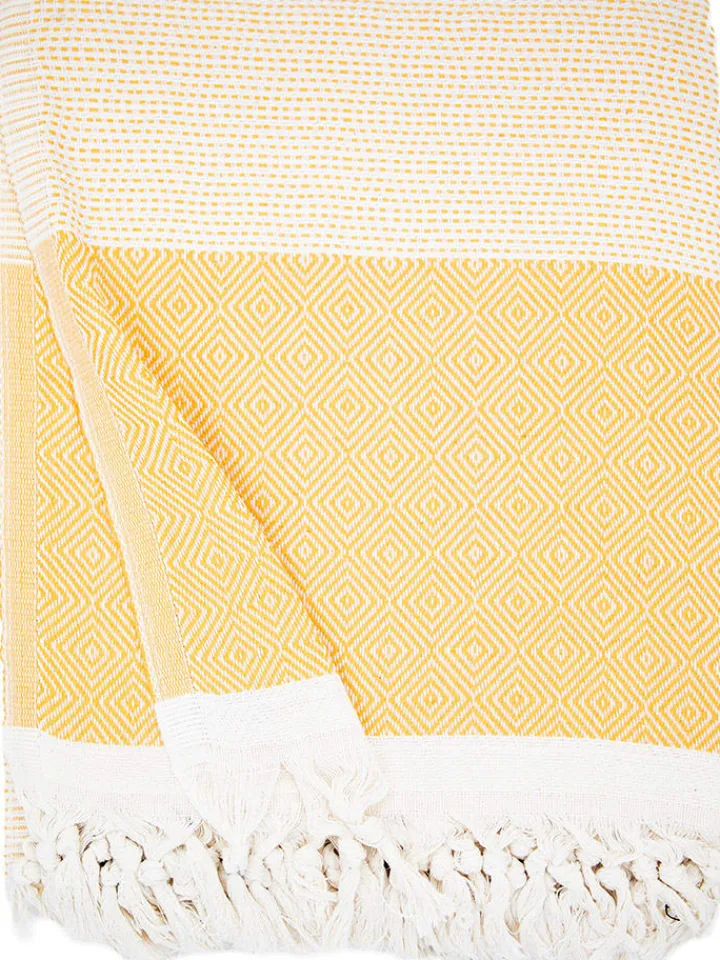 Samimi Wohndecken & Plaids<Plaid in Senf - (L)250 x (B)200 cm
