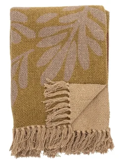 Bloomingville Wohndecken & Plaids<Plaid "Lark" in Beige/ Gelb - (L)160 x (B)130 cm